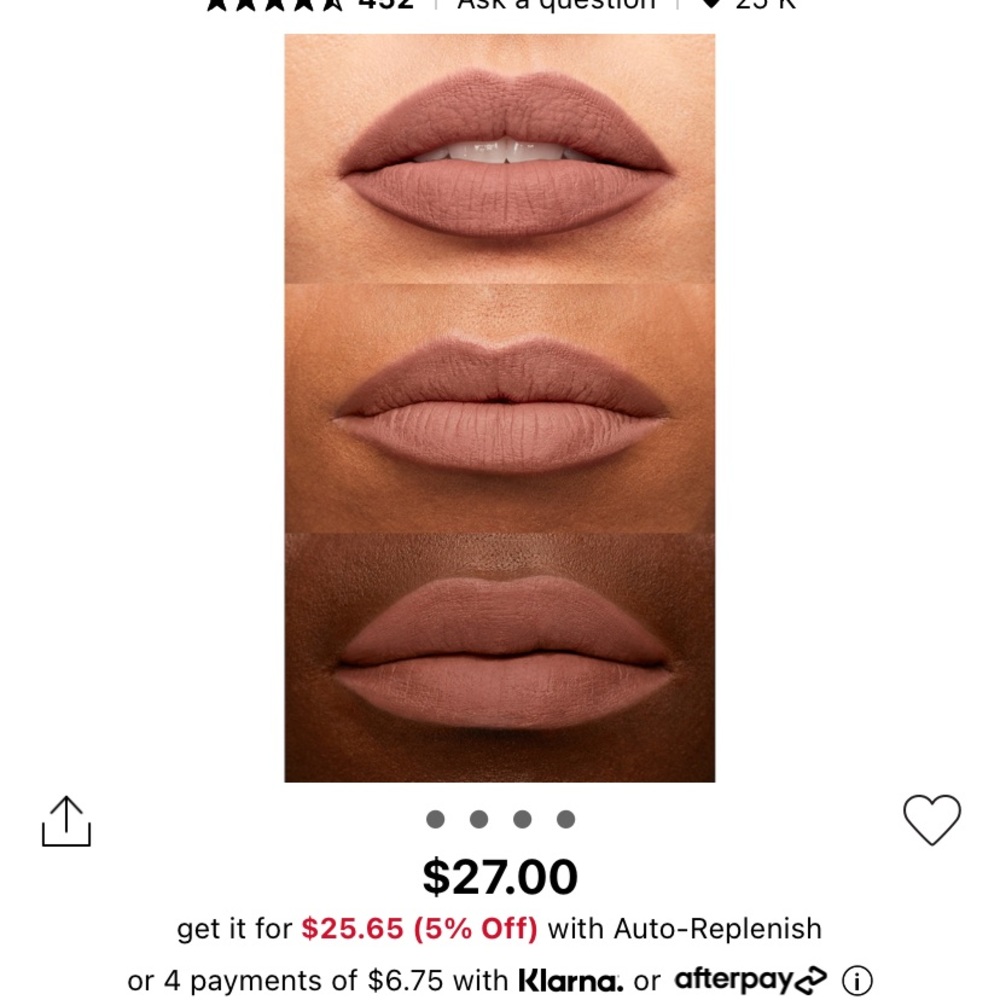 Smashbox Always On Cream to Matte Lipstick, Just Barely
